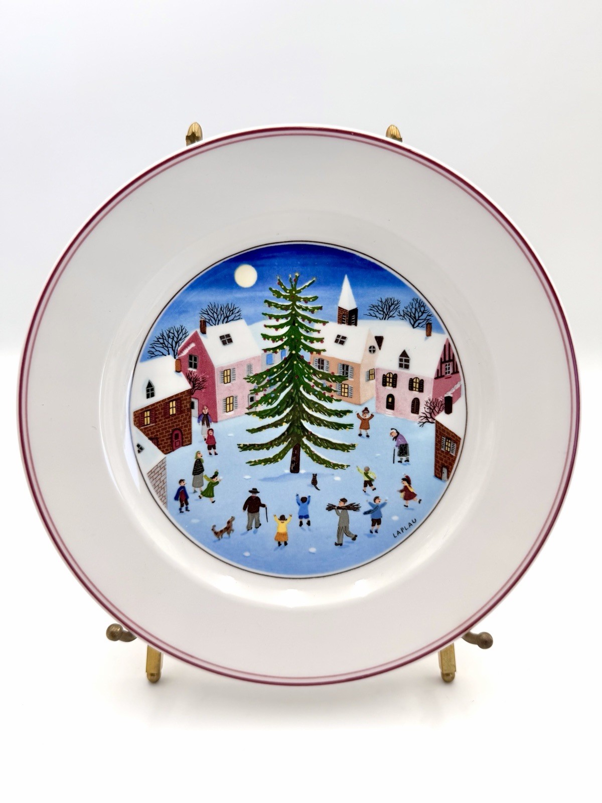 Villeroy & Boch Naif Christmas – Salad Plate, 8 1/4”