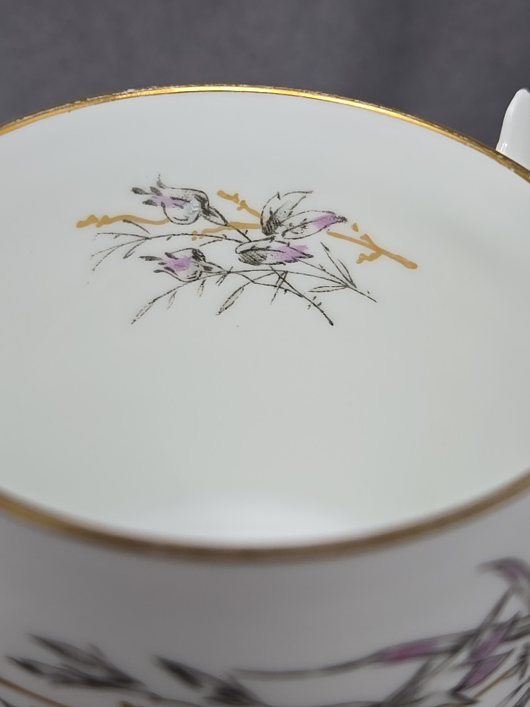 Charles Field Haviland Limoges Leaf Handle Demitasse Cup & Saucer 1868-81