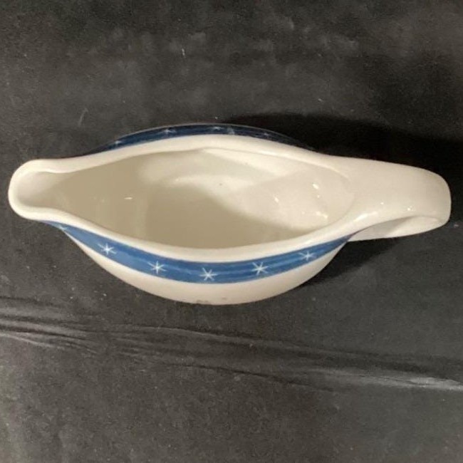 Holiday Home Snowman Stoneware Gravy Boat