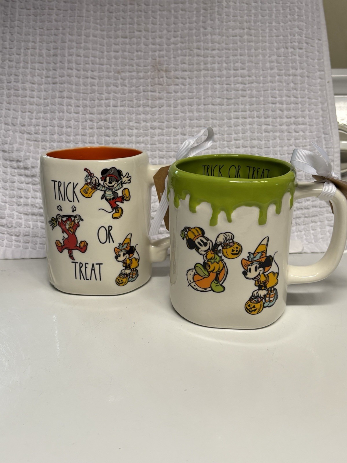 Rae Dunn Disney Mickey & Friends Trick or Treat Halloween Mug New 2026