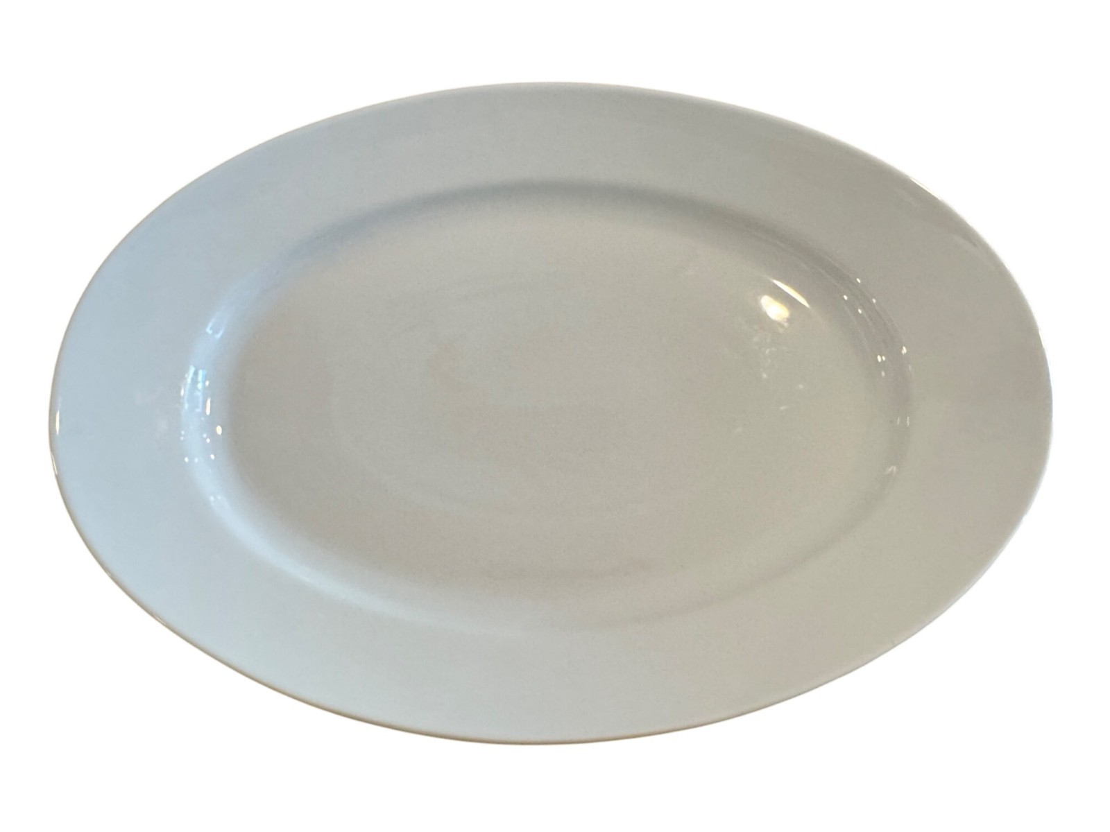 Pillivuyt Oval Porcelain Serving Platter France White 22″x15″ Elegant Dining Pie