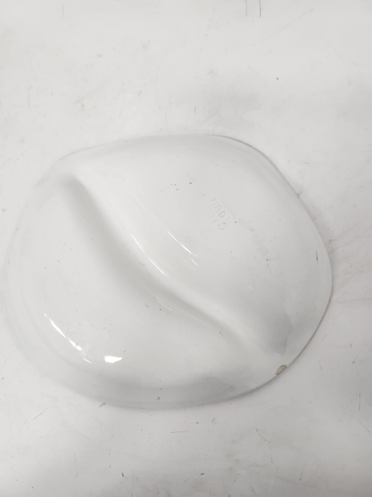 Vintage Italyan Pottery Ceramic Divided Apple Pear Serving Dish Hand Painted