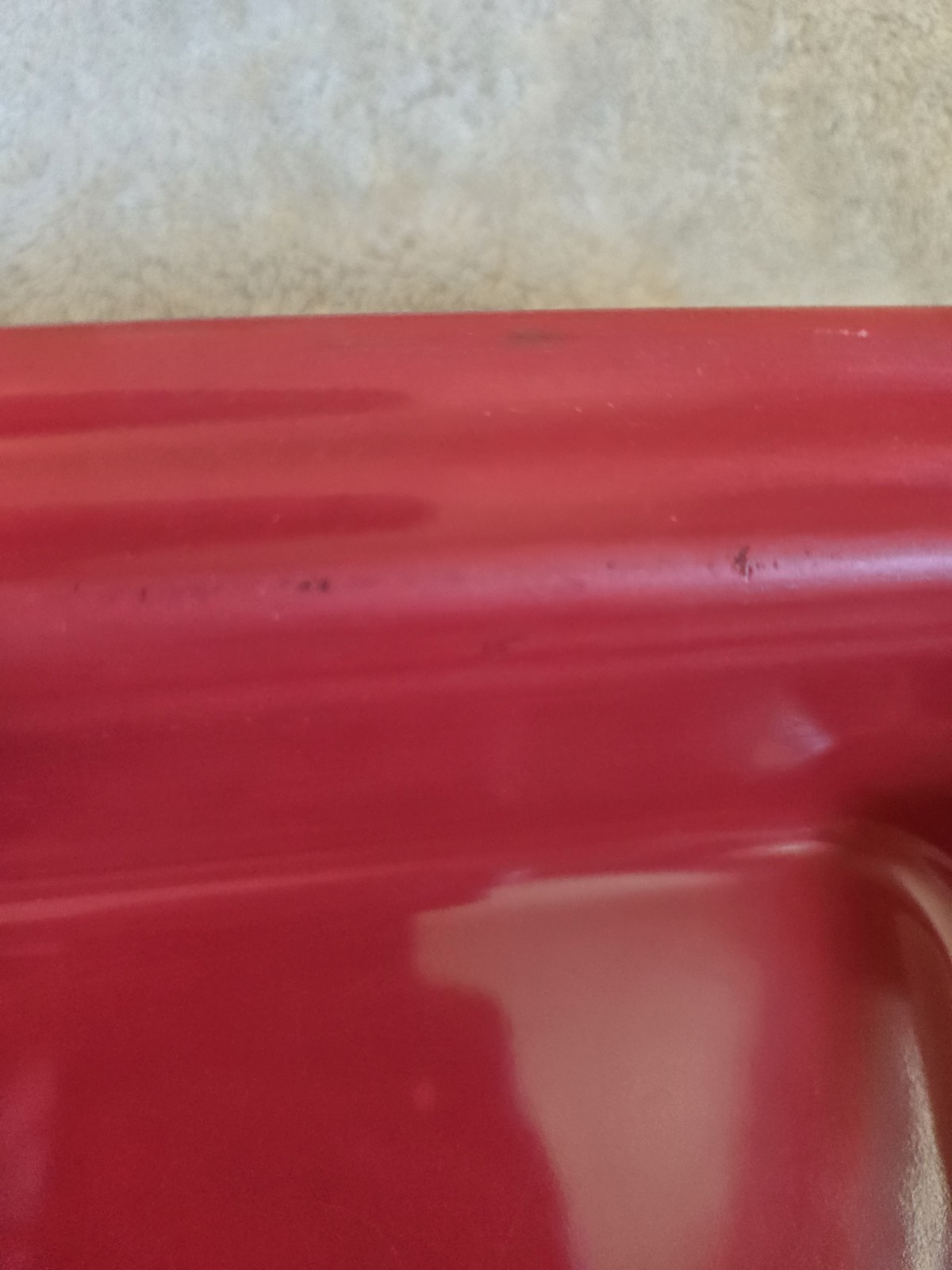 HLC Fiestaware 9in Square Baking Dish Red USED