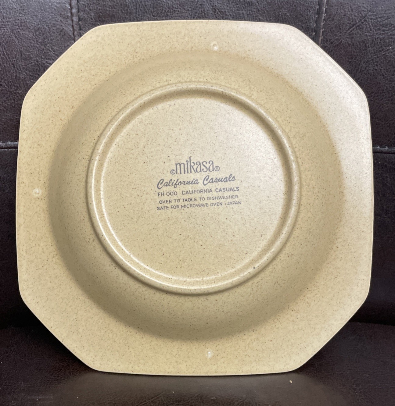 Set of 4 Mikasa CALIFORNIA CASUALS FH 000 Wide Rim Soup/Pasta Bowls 8 1/2” Japan