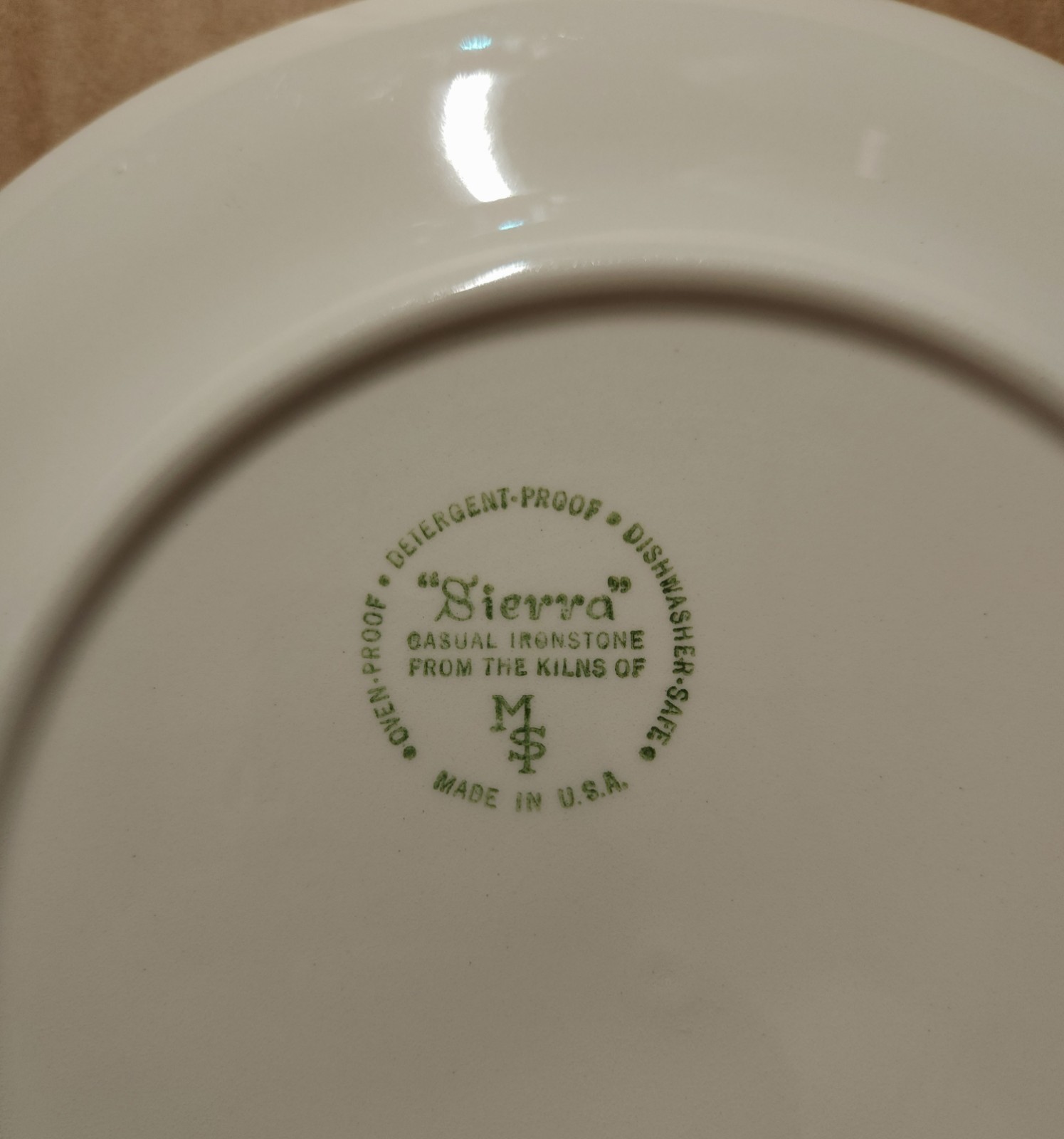 Max Schonfeld Sierra Pattern Ironstone Large Dinner Plate 10.25″