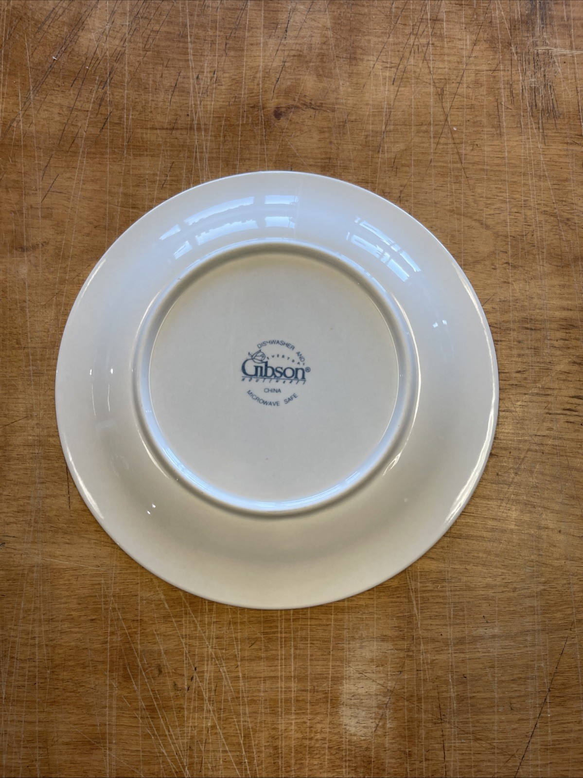 Gibson IMPERIAL BRAID WHITE Salad Plate 7 7/8 in 1 ea 4 available