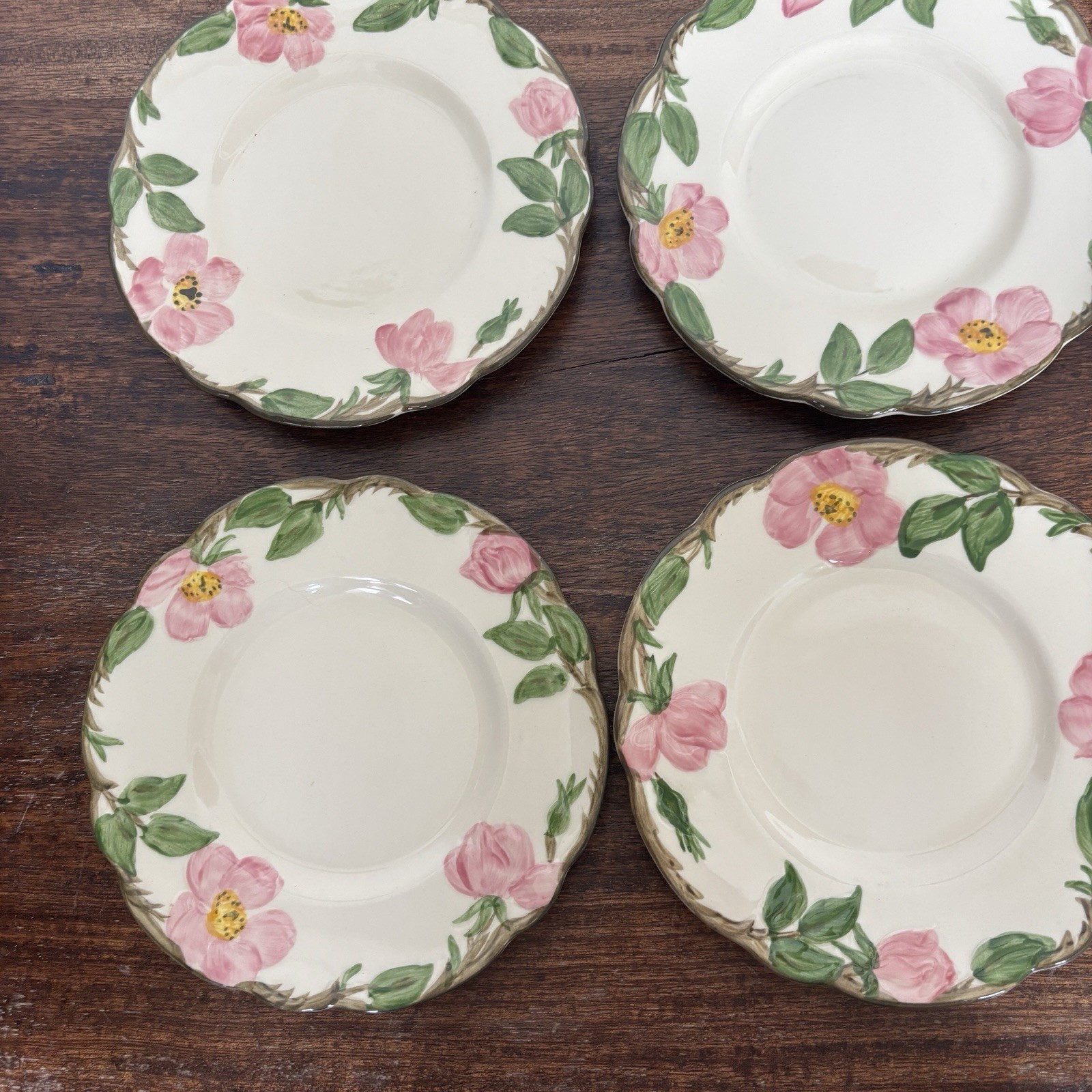 Franciscan Desert Rose Bread And Butter Plate 6 1/2″ – Set of 8 – Made in USA
