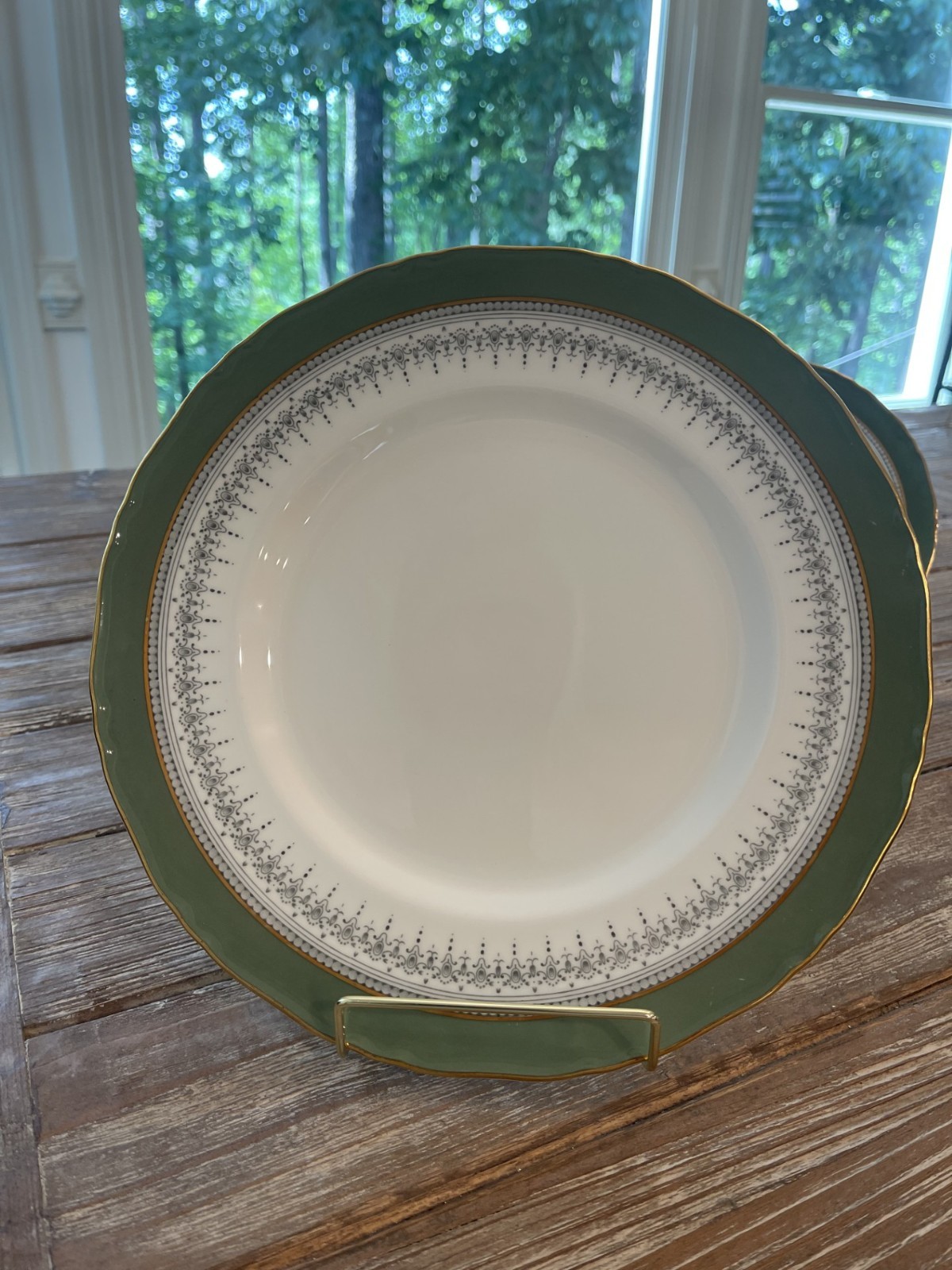 Royal Worcester Regency Green & Gray 22kt Trim Replacement Pick Your Piece