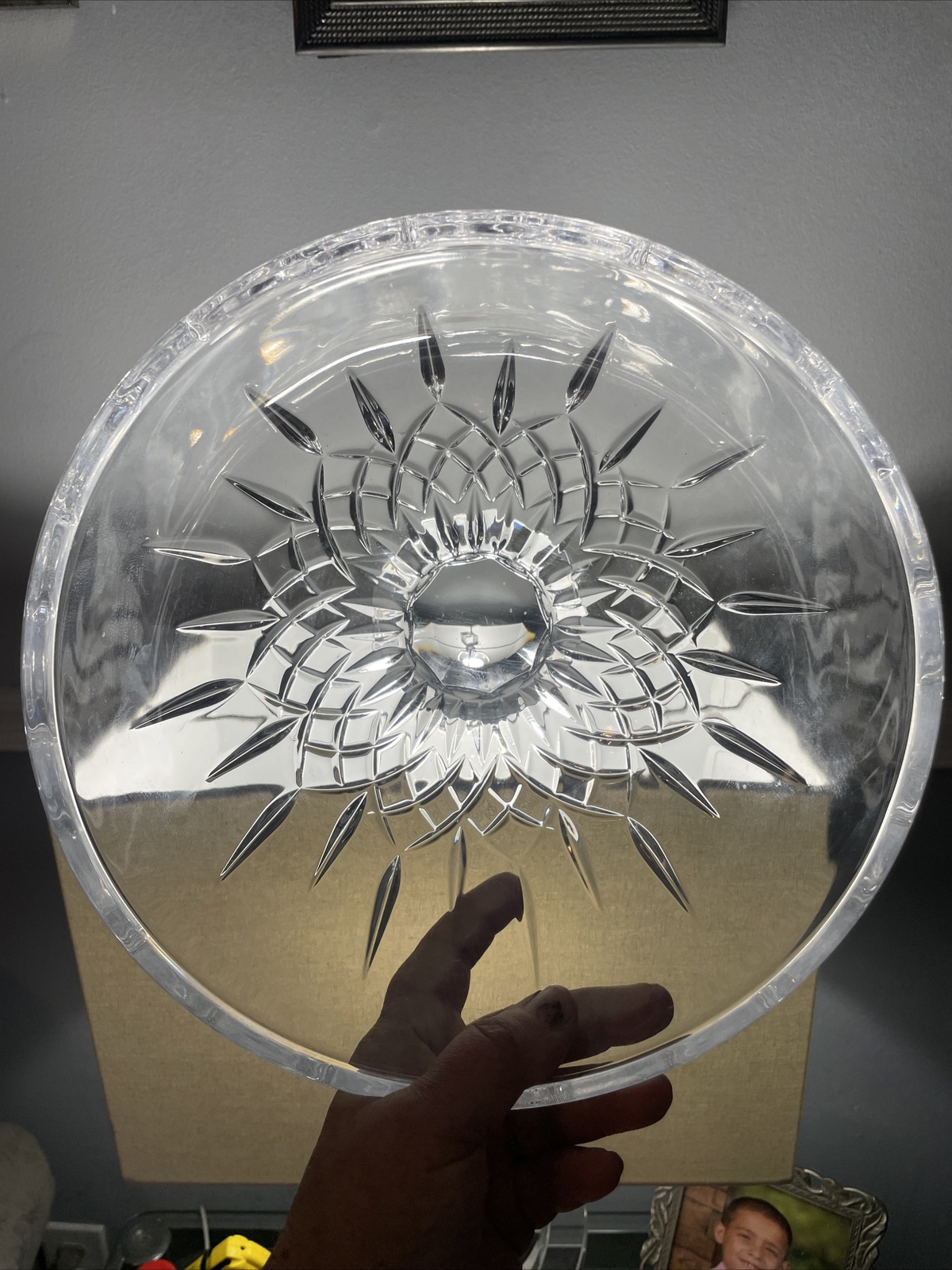 Vera Wang Wedgwood Fidelity-10″ Footed Crystal Bowl Lead Crystal – Germany