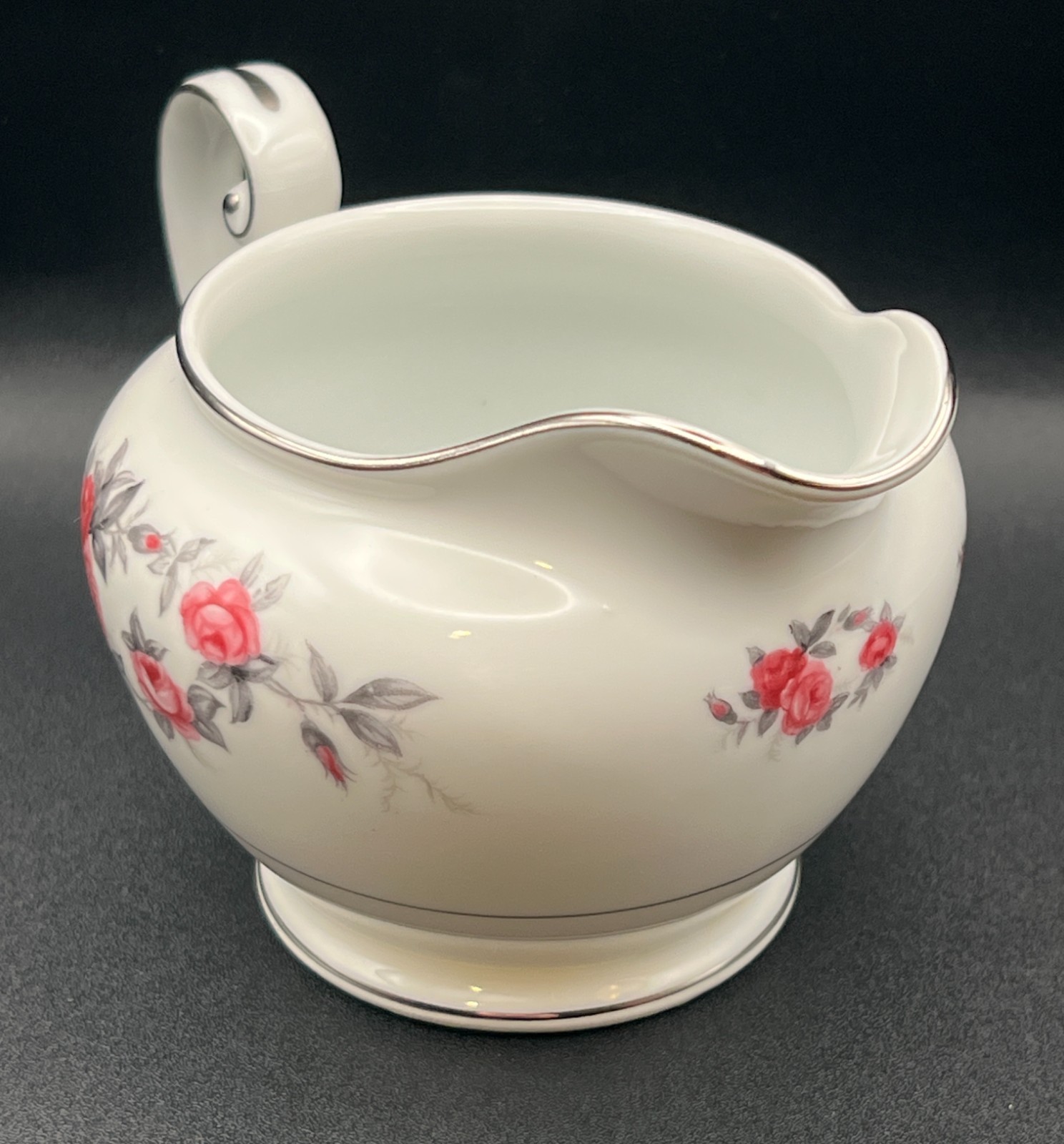 Kyoto Rose Garland China Creamer and Sugar Bowl Set | Vintage