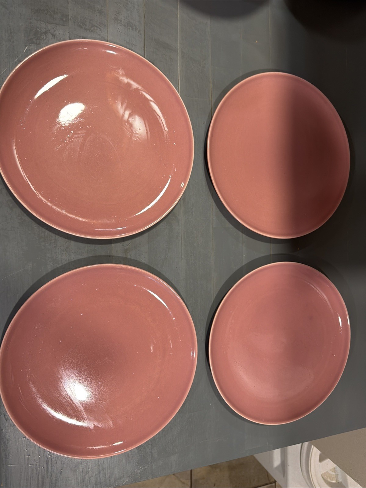 Harmony House Symphony Pink Luncheon Plates 9” Set Of 4