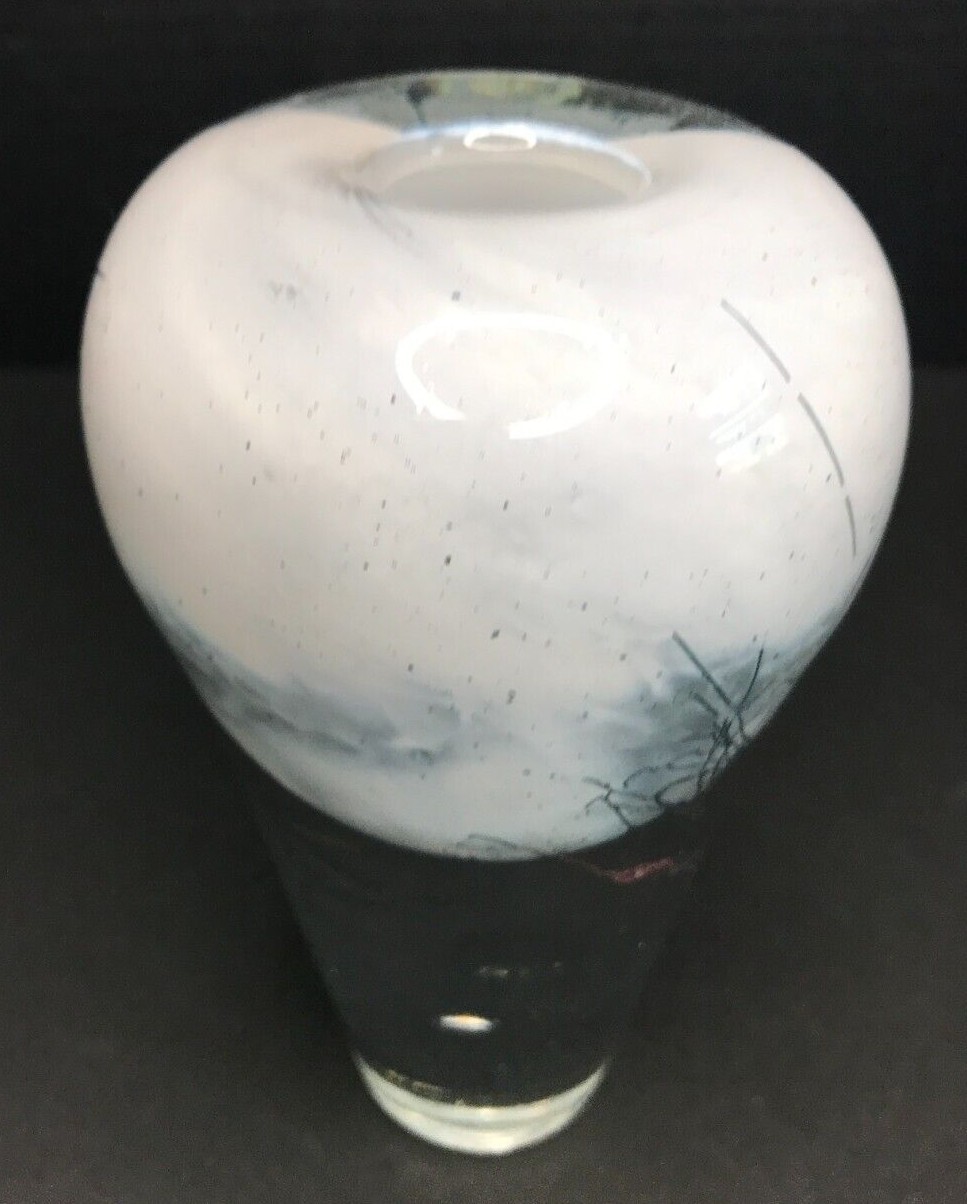 Stephen Hirt Signed Seattle Studio Art Glass Vase