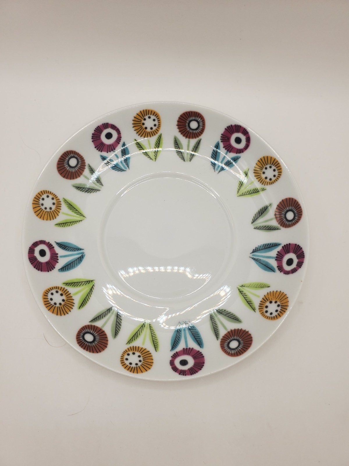 MCM Eva Blahd Bellis Karlskrona Cup & Saucer 1959 Beautiful Set