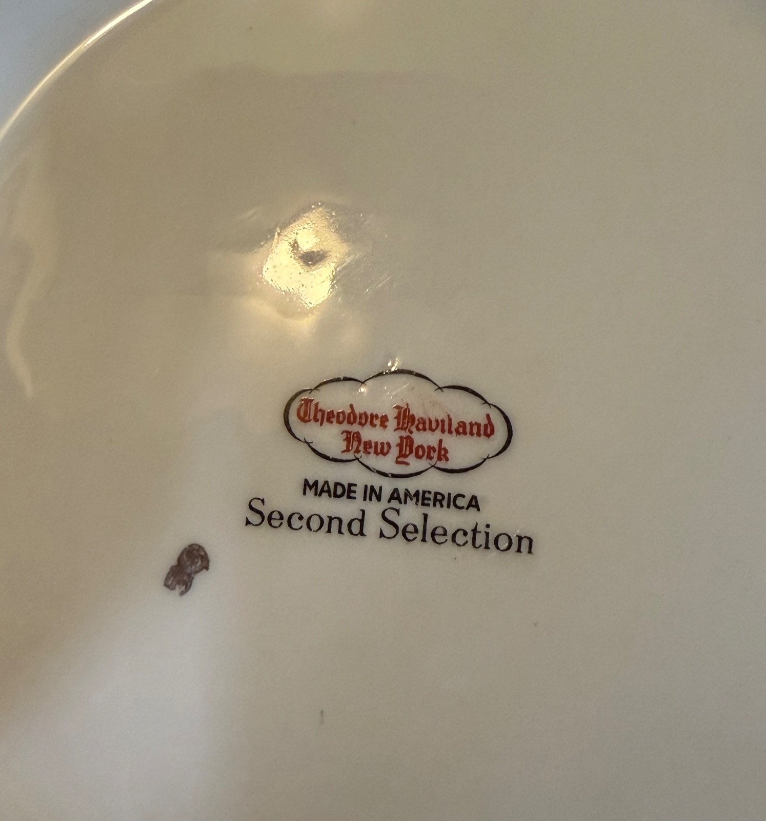THEODORE HAVILAND NY Second Selection Covered Dish