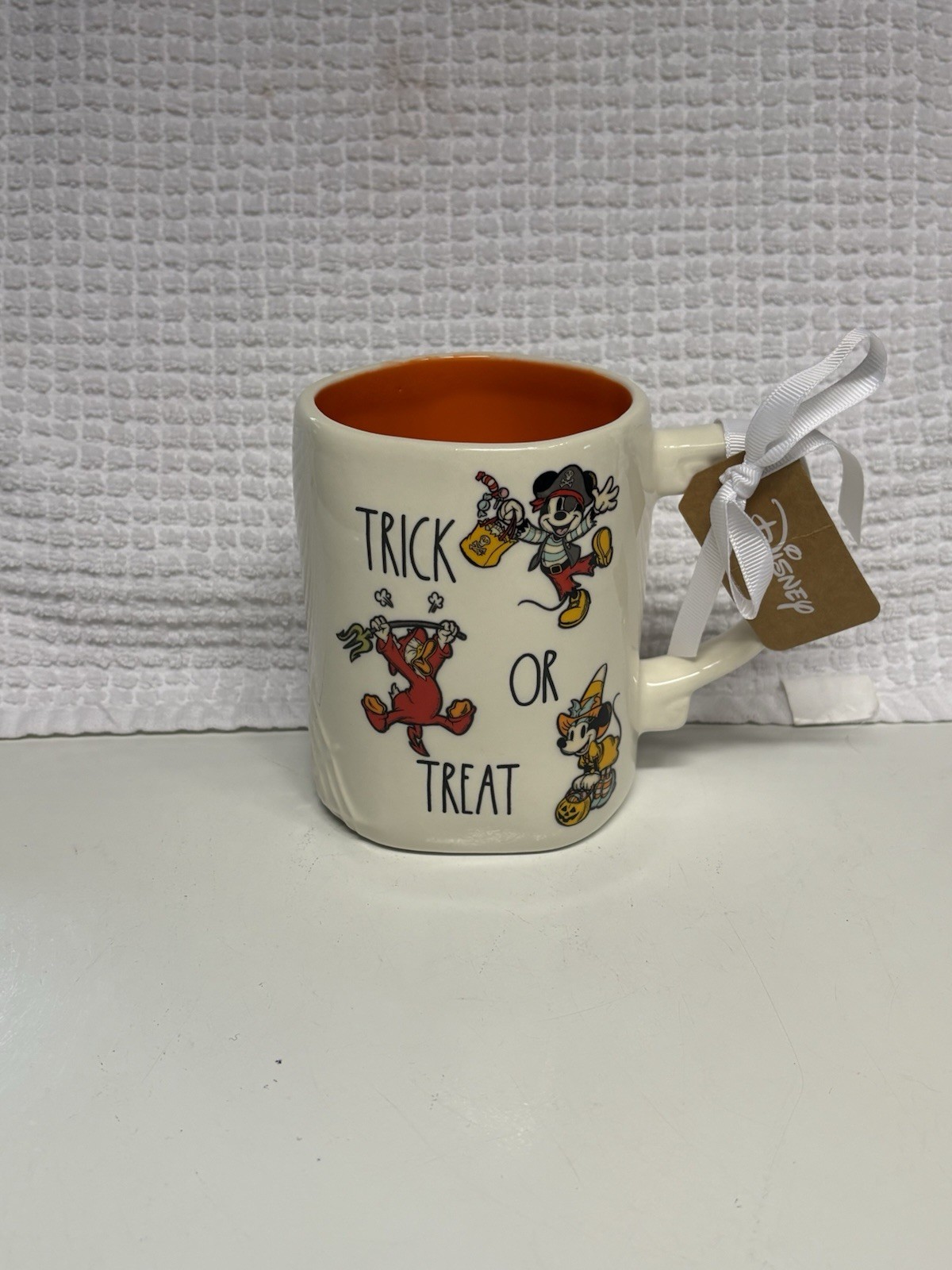 Rae Dunn Disney Mickey & Friends Trick or Treat Halloween Mug New 2026