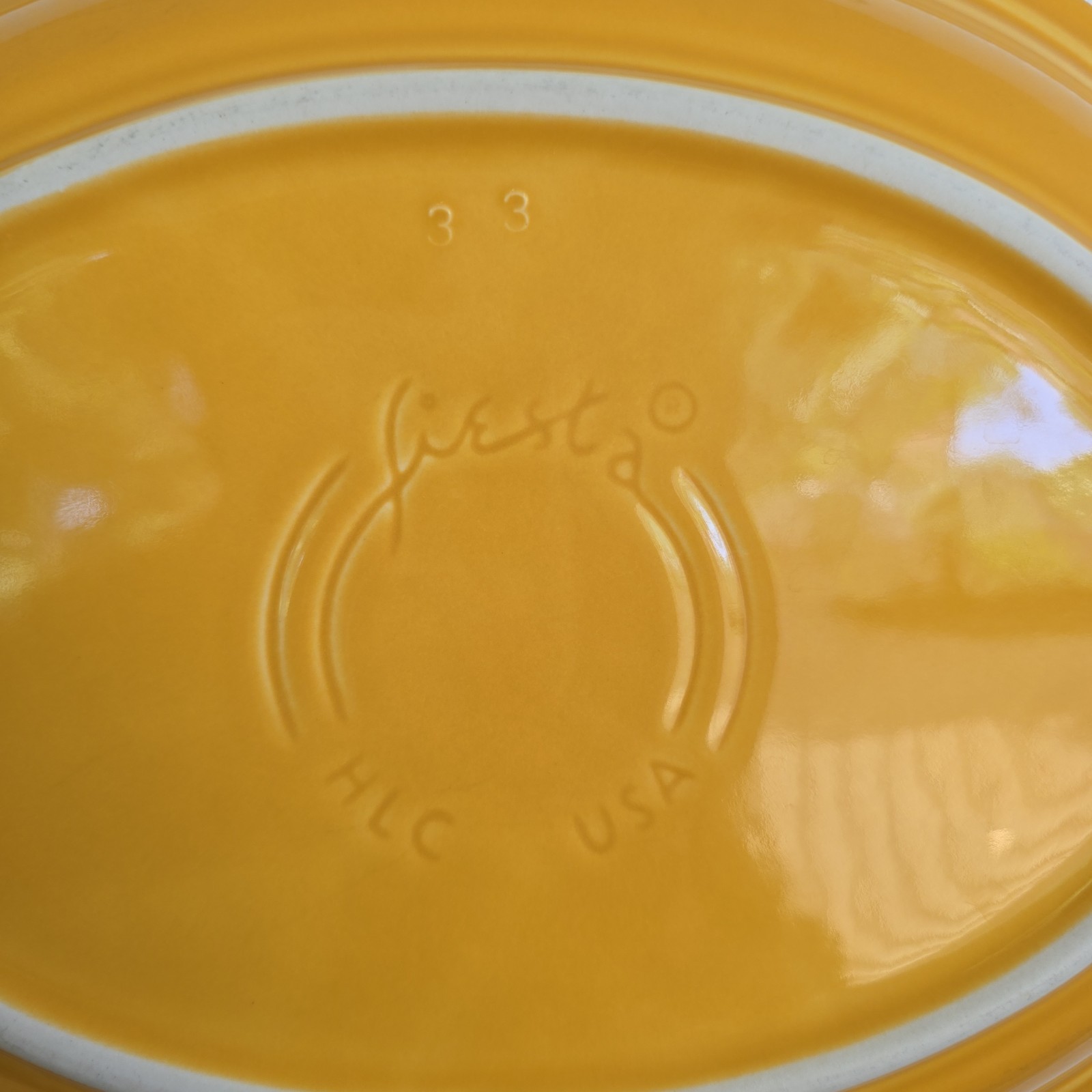 Fiestaware Marigold ?? Daffodil ?? Yellow Large 11.5” Platter Fiesta HLC