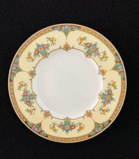 Antique Minton Eloise Orange Porcelain 9-piece Place Setting