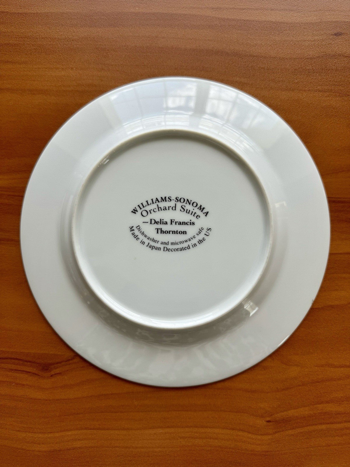 Williams Sonoma Plates 8” Appetizer Fruit Orchard Suite w/ Poetry