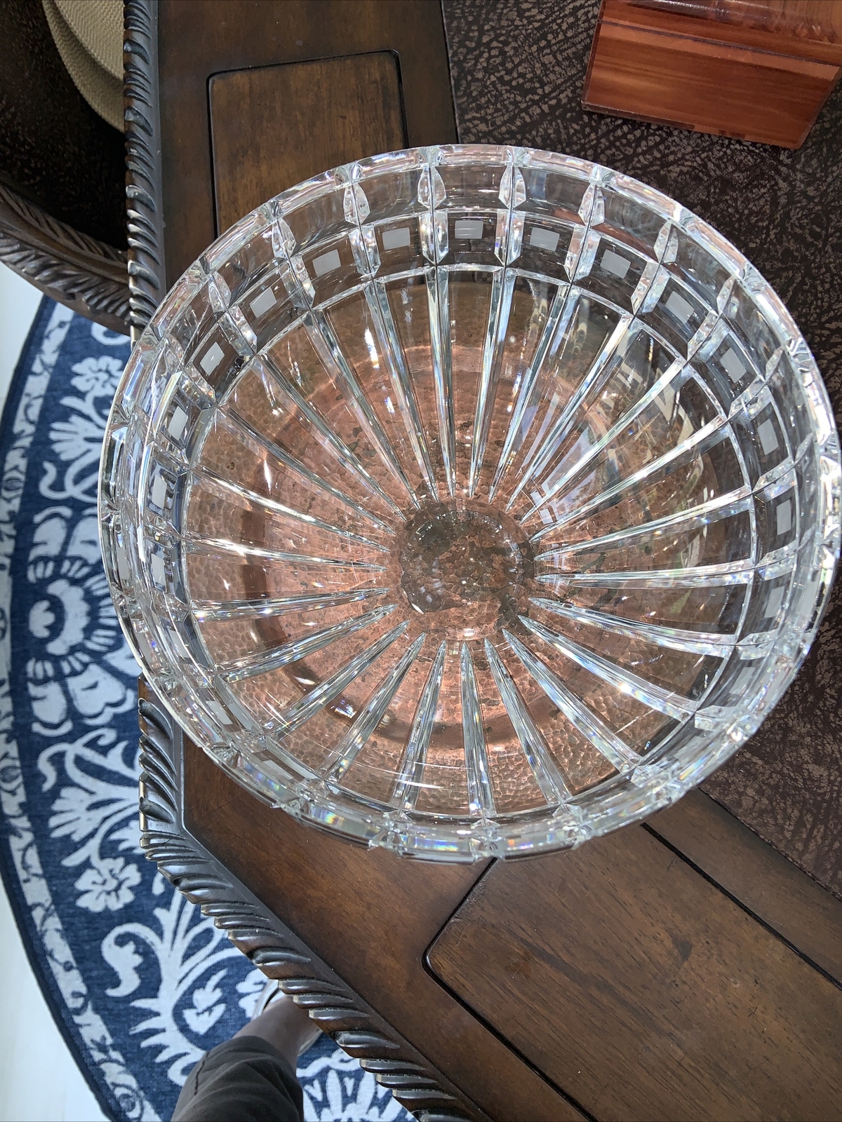 Vintage Marquis Waterford Crystal Quadrata Large 10″ Bowl