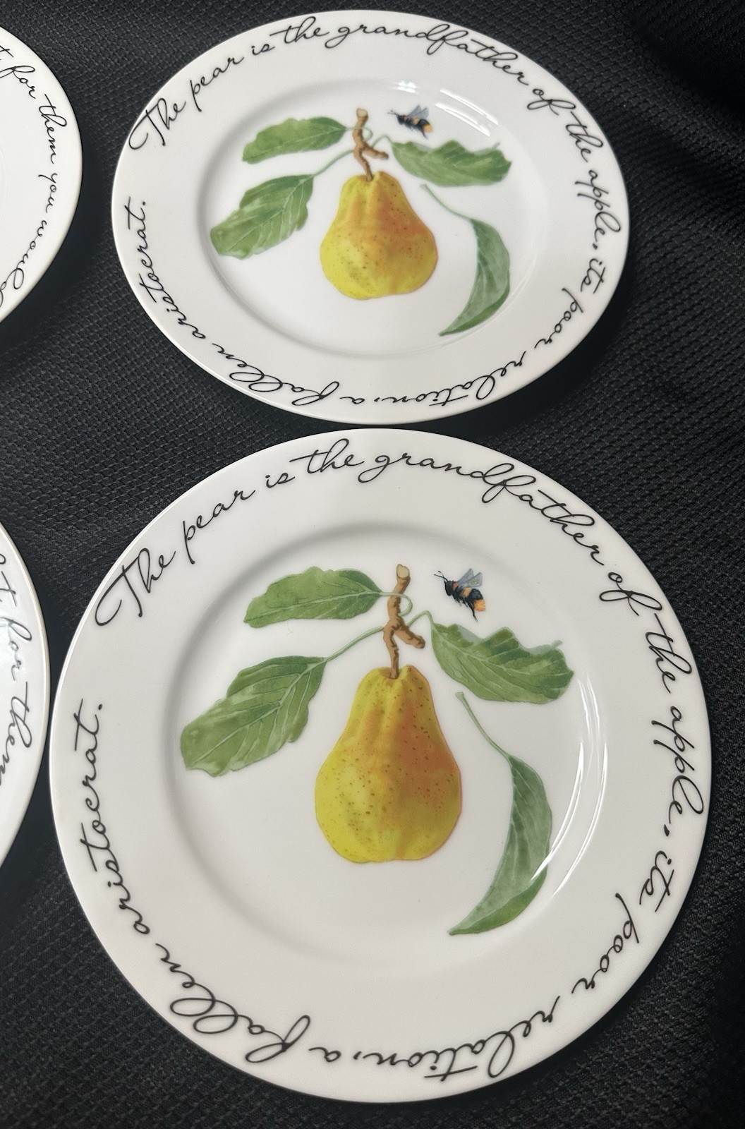 Williams Sonoma Orchard Suite Plates Salad Dessert Snacks Set Of 8 Cottage Core