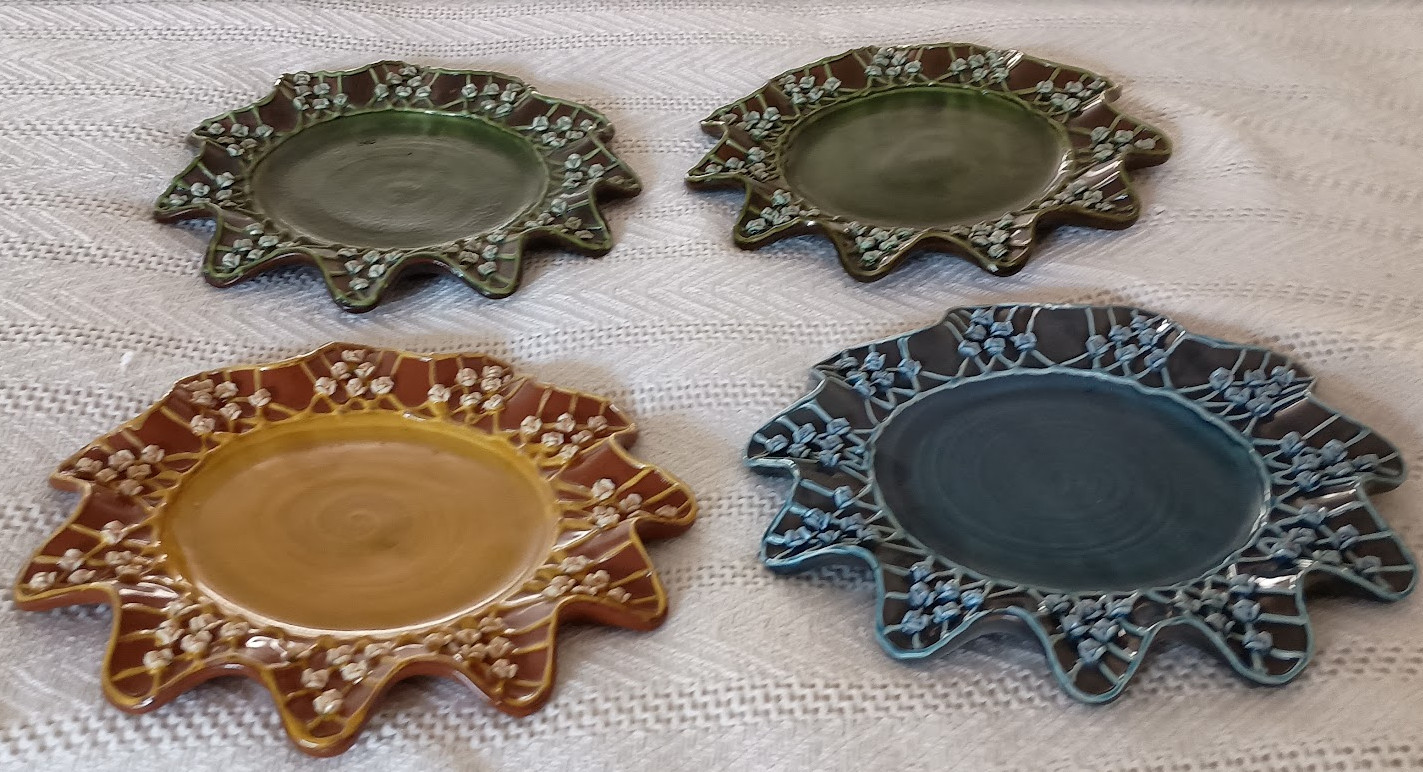 mckenzie childs wittika dessert plates