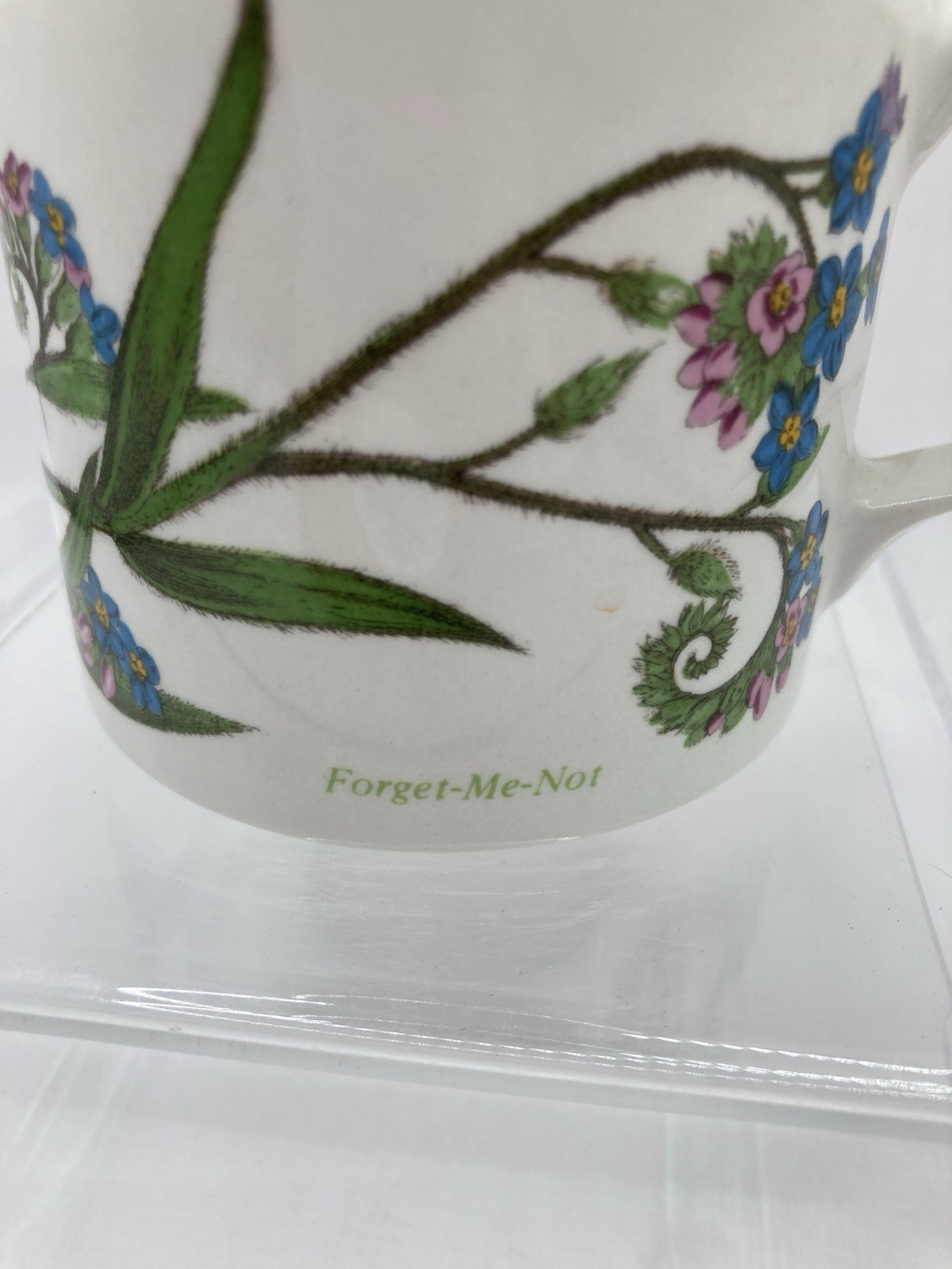 Small Portmeirion Botanic Garden 3″ Creamer or Syrup Pitcher – Forget Me Not VGC