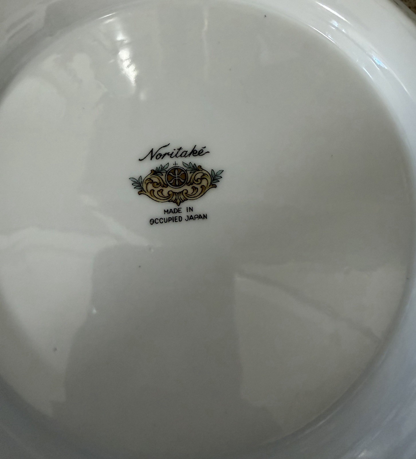 Noritake Two Handles Serving Bowl Made In Occupied Japan