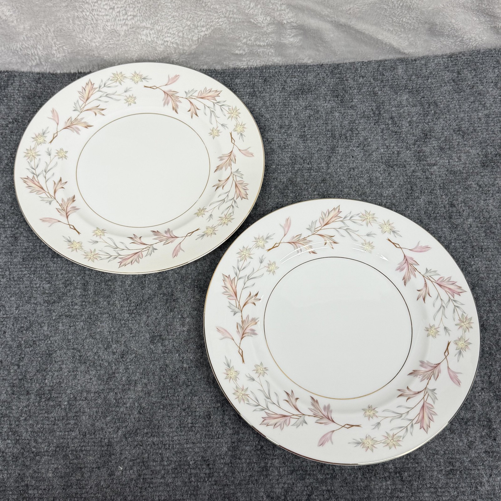 Vintage Harmony House Woodhue Dinner Plates SET OF 10 Fine China 10 1/4″ Japan