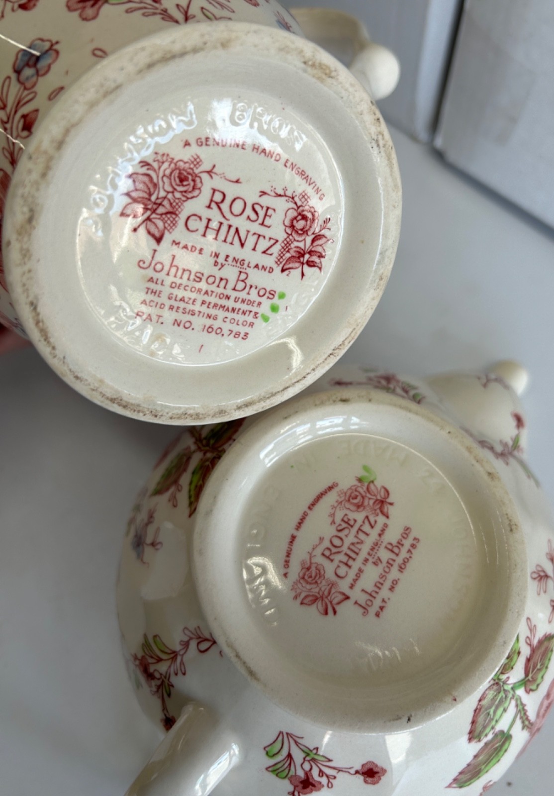 Johnson Bros Rose Chintz 15 Piece Tea & Coffee Set – Made in England