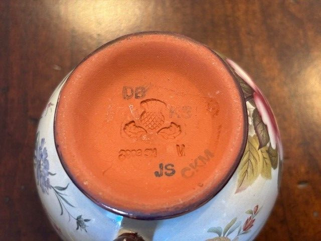 MCKENZIE CHILDS CHELSEA LUSTER TEA CUPS 2003 RARE LOT OF 5