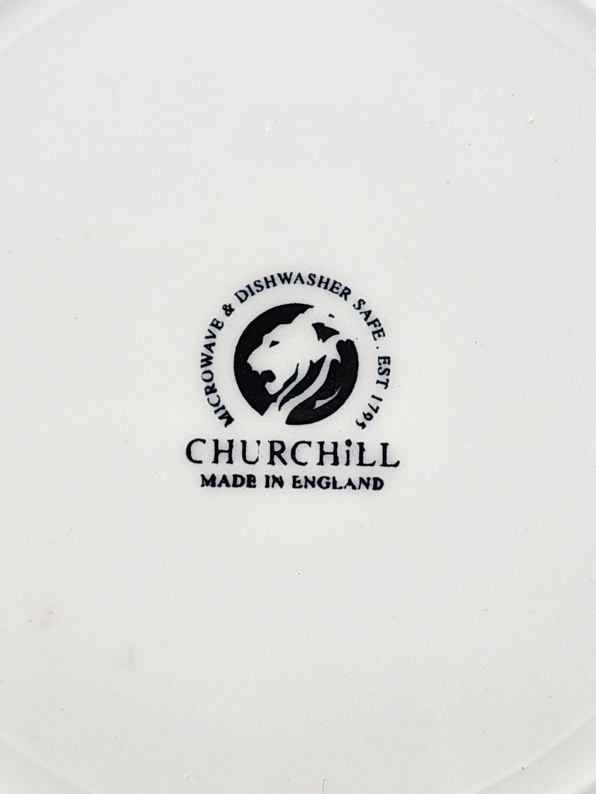 1 CHURCHILL China (England) BLUE WILLOW 10.25″ Dinner Plate (Replacement)