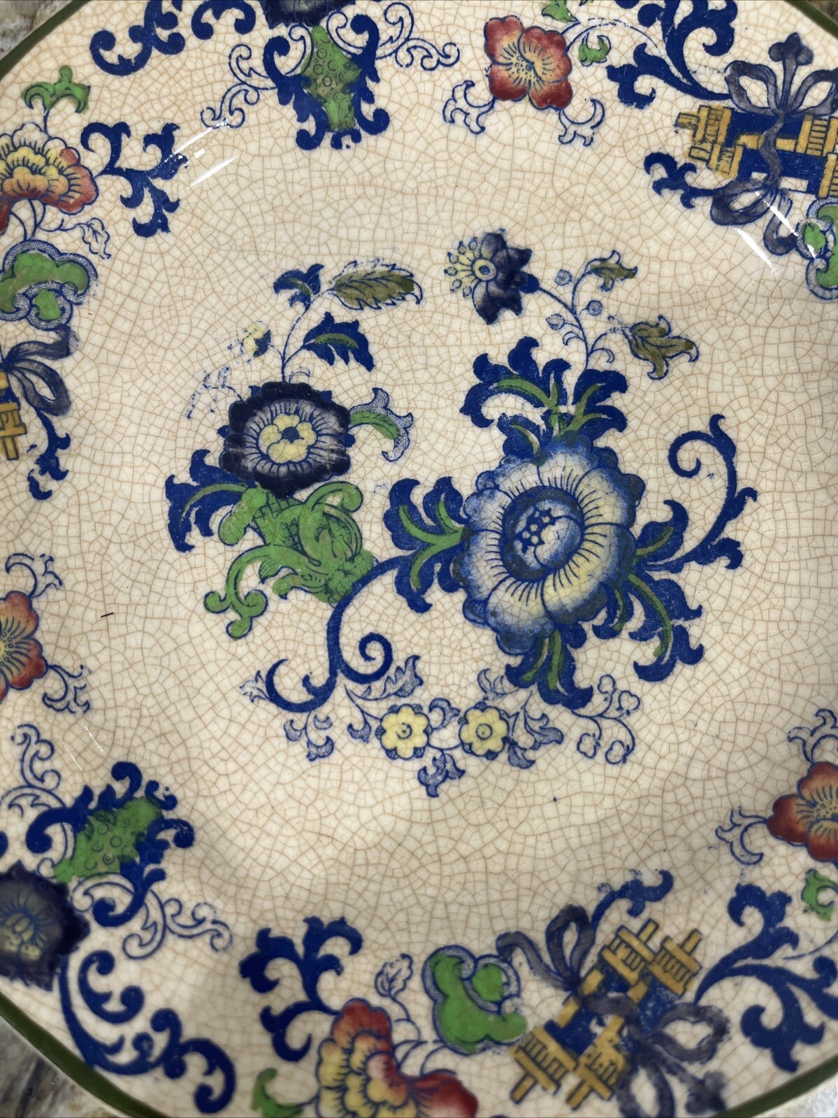 Antique Vtg Doulton of Burslem Salad Plate NANKIN 7 3/8″ circa 1912