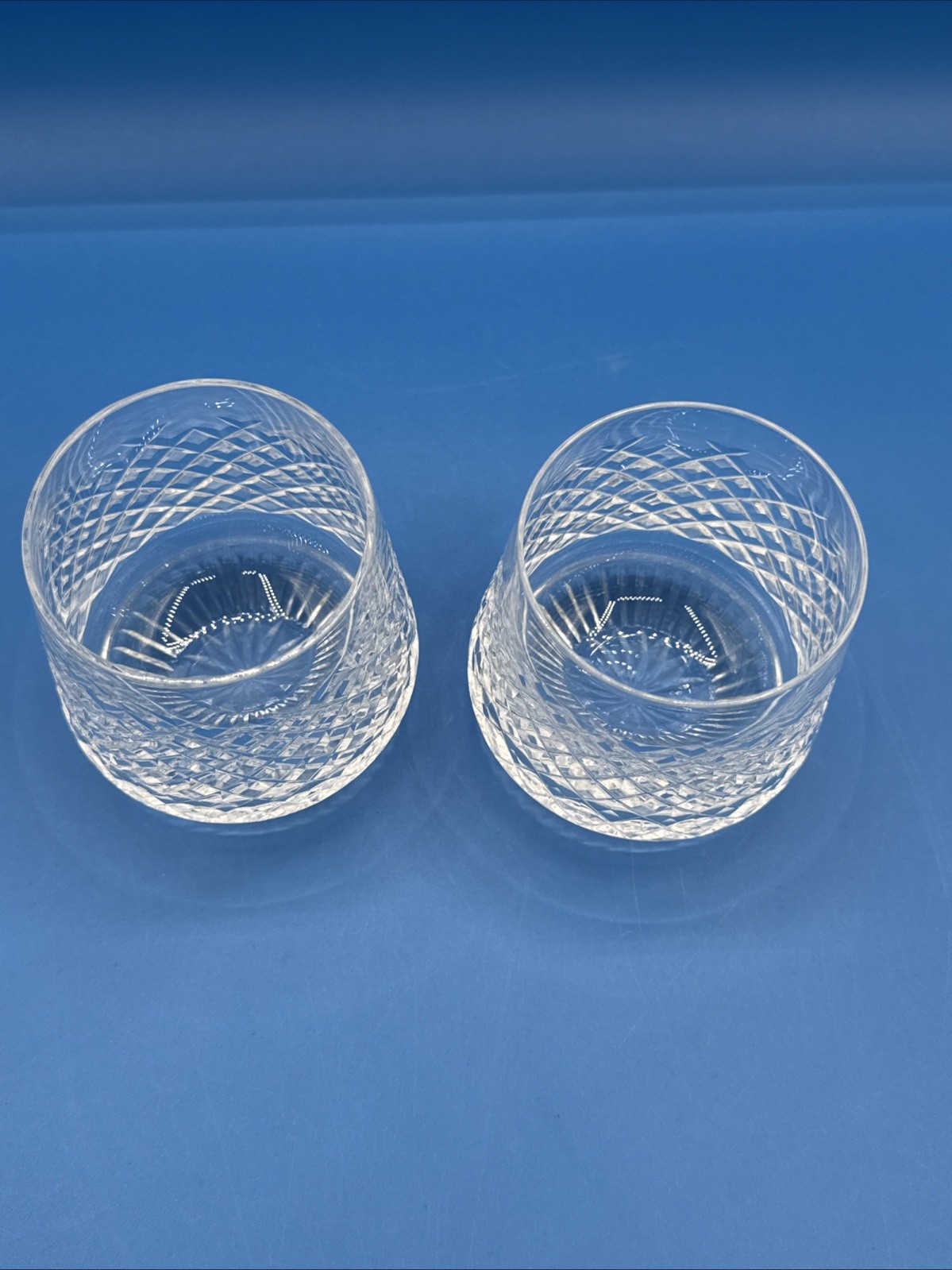 Vintage Waterford Crystal “Alana” Roly Poly Glasses; Set of 2