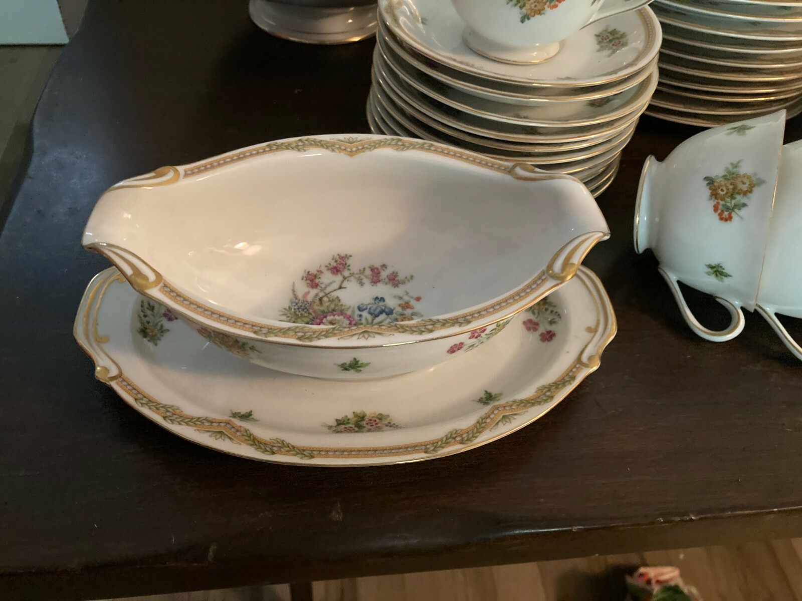 VTG!! Fuji China “Fleurette” (Set of 70) Made in Occupied Japan Gorgeous Set