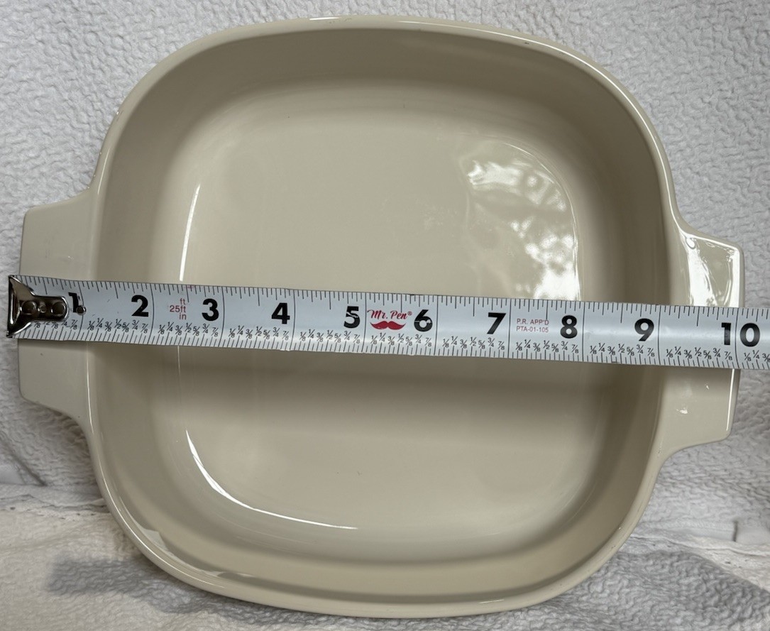 Corning Ware Vintage 2 Casseroles Forever Yours A 2 B And A 10 B No Lids 1990s