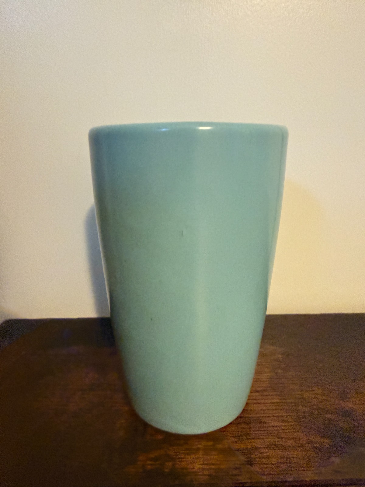 Vintage La Solana Pottery Turquoise Aqua Blue Tumbler Mug