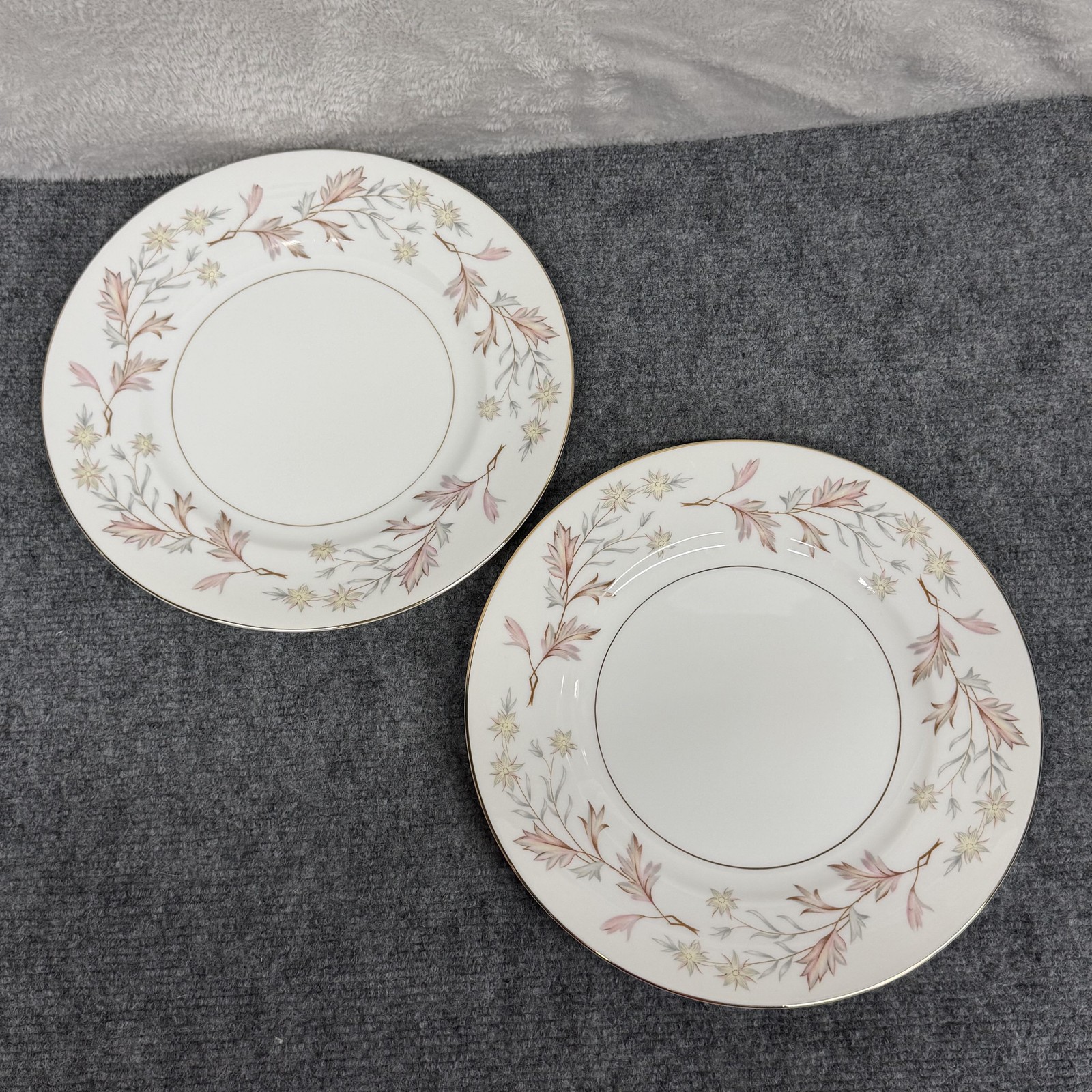 Vintage Harmony House Woodhue Dinner Plates SET OF 10 Fine China 10 1/4″ Japan