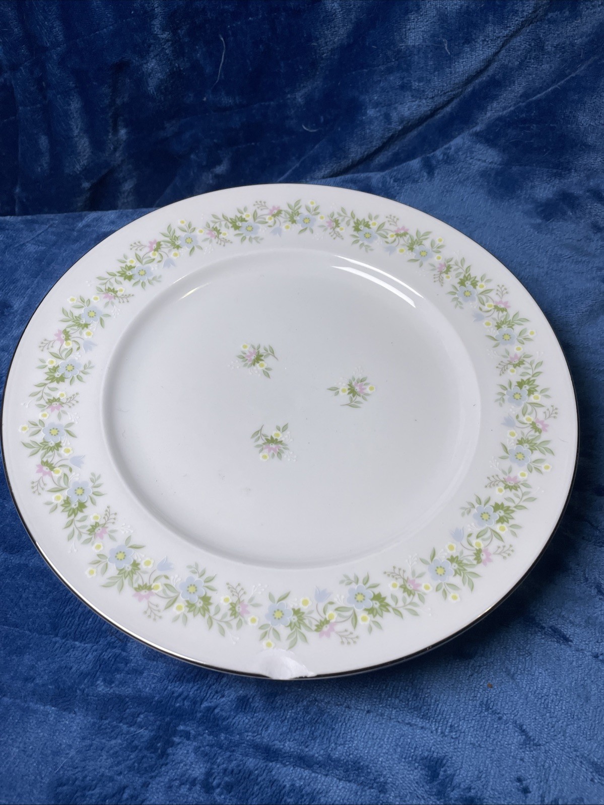 Johann Haviland Bavaria “Forever Spring” Set of 3 1 W/ Chip DinnerPlates, 10”