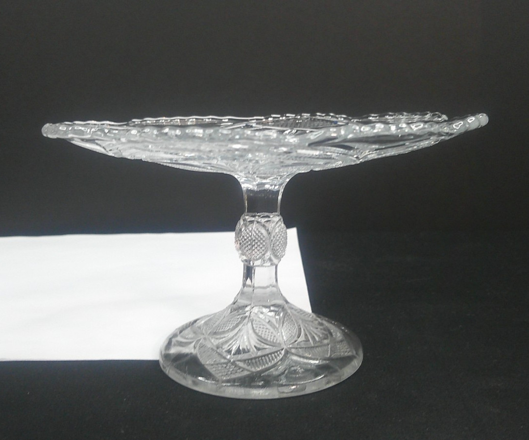 Bryce, Higbee, & Co, Monarch / Beautiful Lady, c1902, EAPG, Almond Tray, ExCd