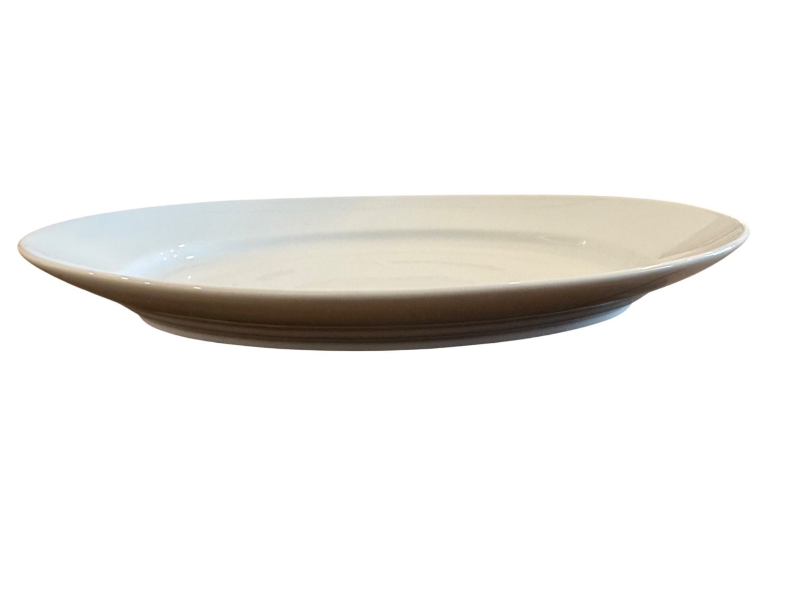 Pillivuyt Oval Porcelain Serving Platter France White 22″x15″ Elegant Dining Pie