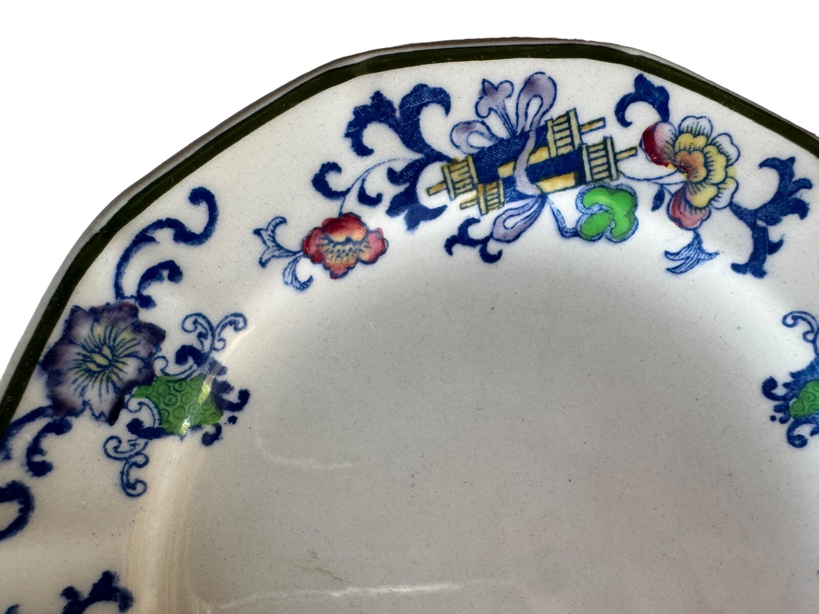 Set 6 Dessert Side Plates 5.5″ Royal Doulton Burslem Nankin England Antique Asia