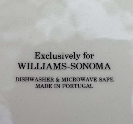 ❤️(4) WILLIAM SONOMA HARVEST BOTANICAL MUSHROOM SERVING/PASTA BOWLS 9” NWOB!