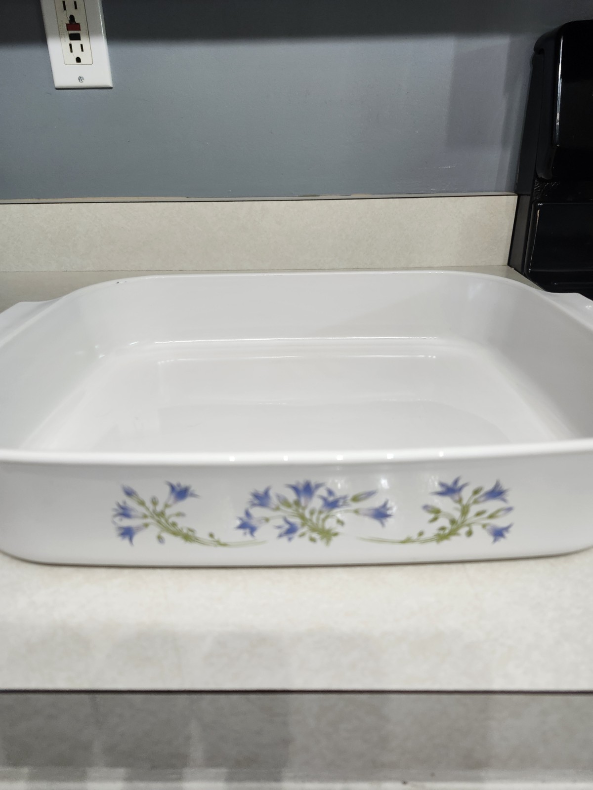 Corning Ware Blue Dusk Rectangular Open Roaster / Lasagna Casserole Pan A-21-B-N