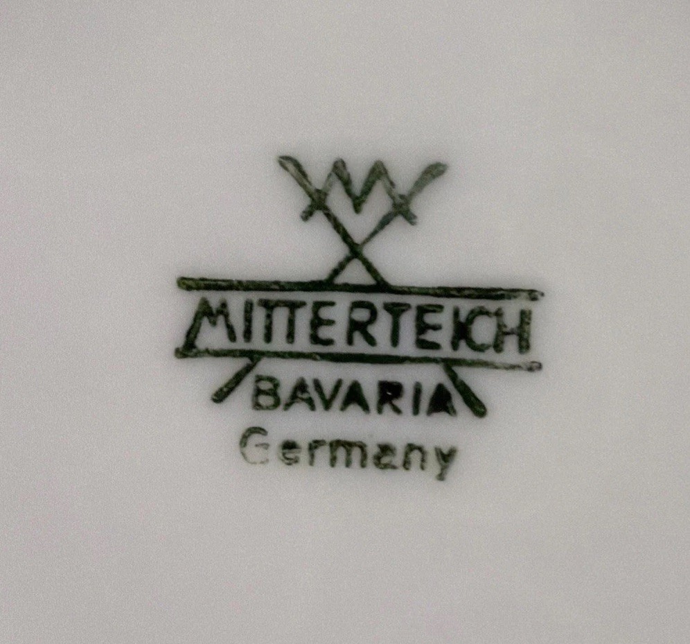 VTG Mitterteich Set of 6 Saucers 4.5”Diameter Made in Germany
