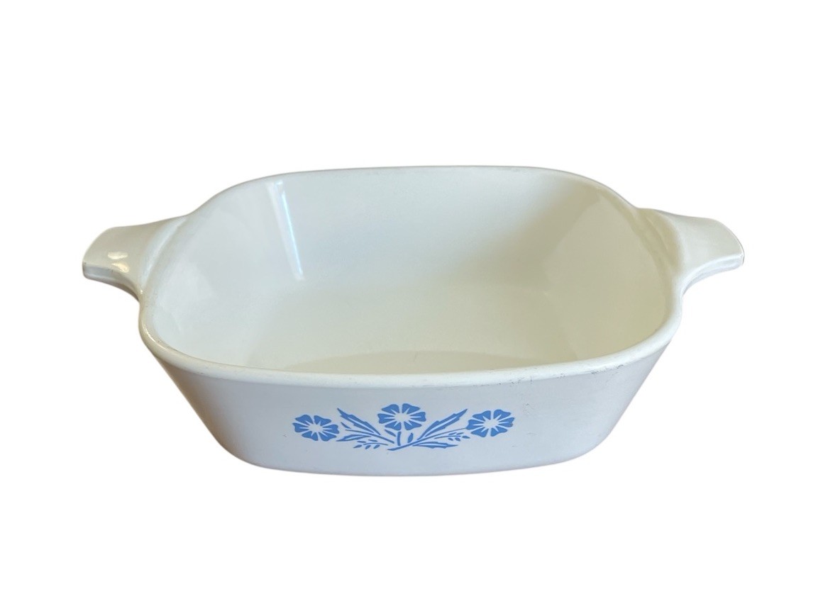 Vintage Corning Ware Blue Cornflower P-41 Petite Pan With Handles 5”