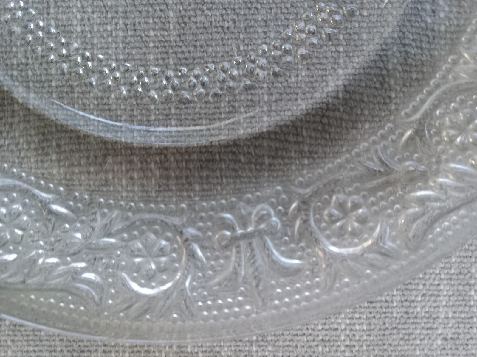 Vintage KIG Trellis 7 inch salad plate
