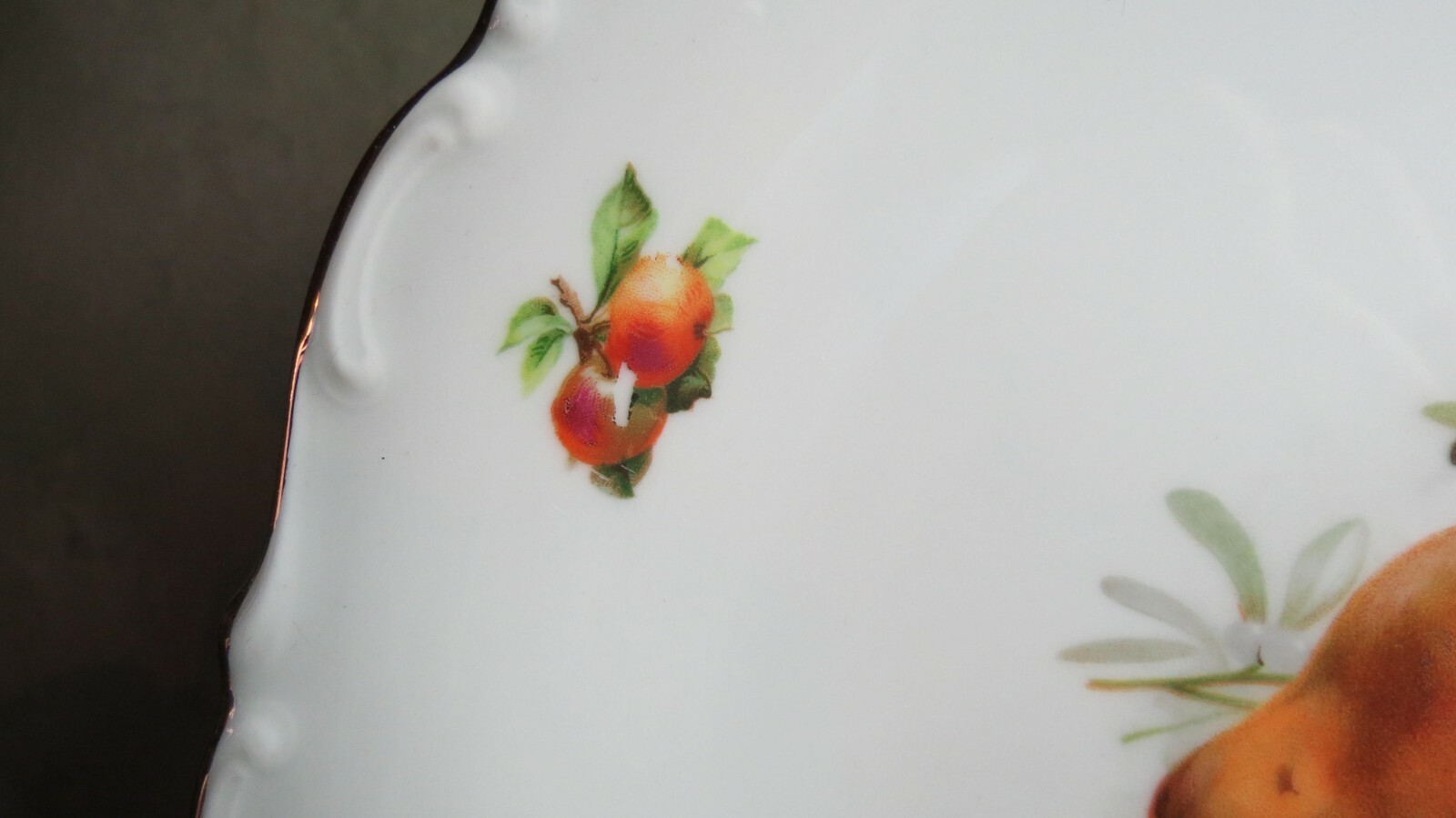 Schumann Arzberg Germany Pear and Nut Dish 11 3/4 inches
