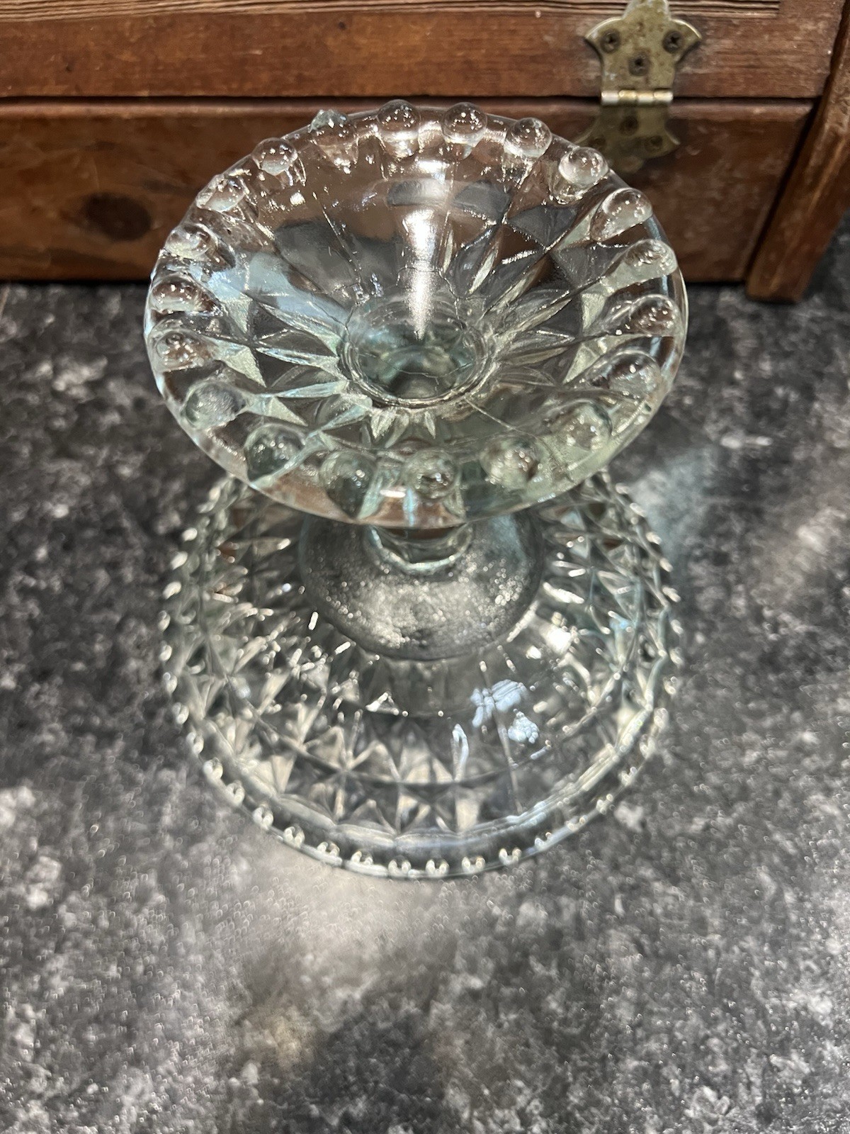 Jeannette Glass Windsor Pattern Compote
