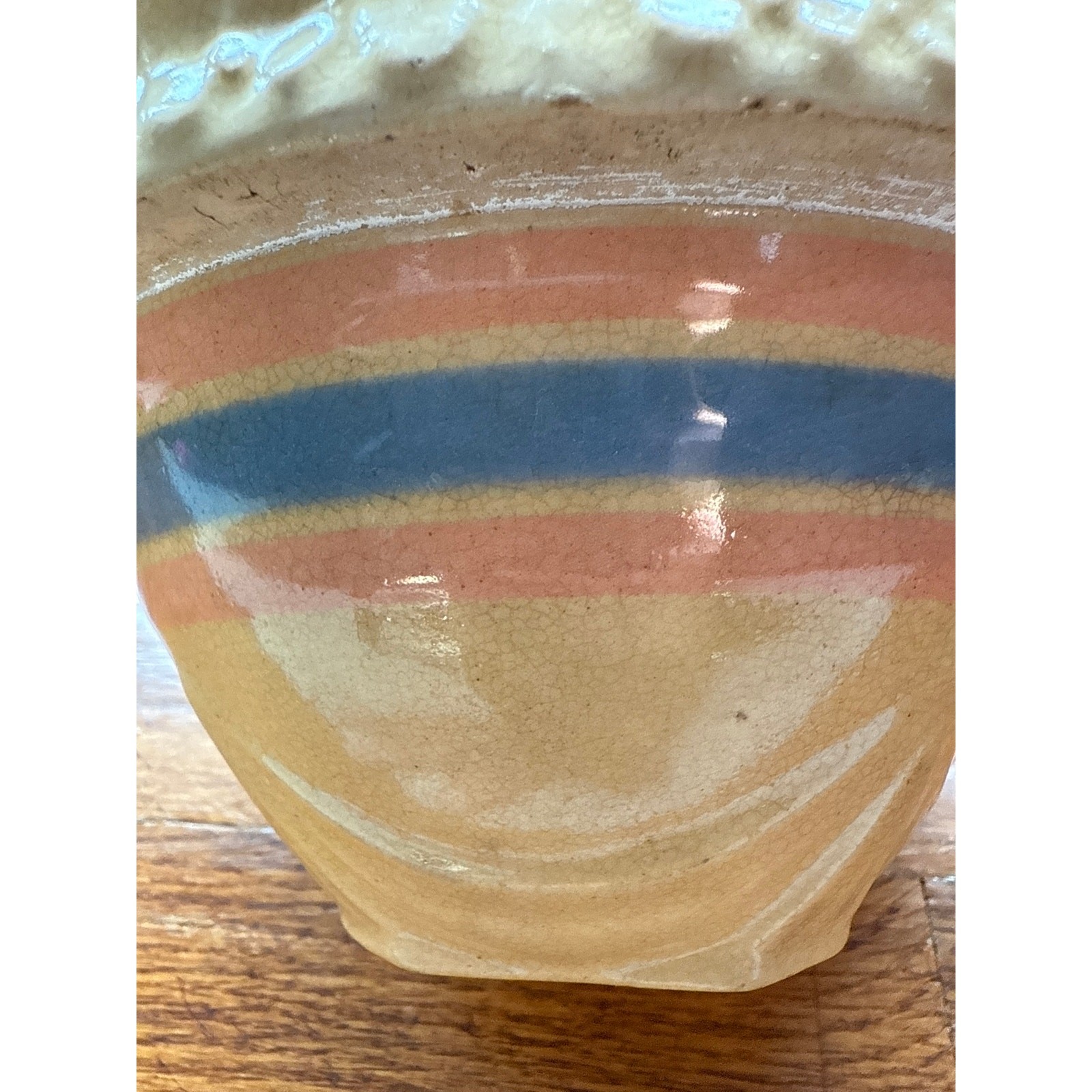 Vintage McCoy Pottery Mixing Bowl Kitchenware circa 1920s 6 1/2”