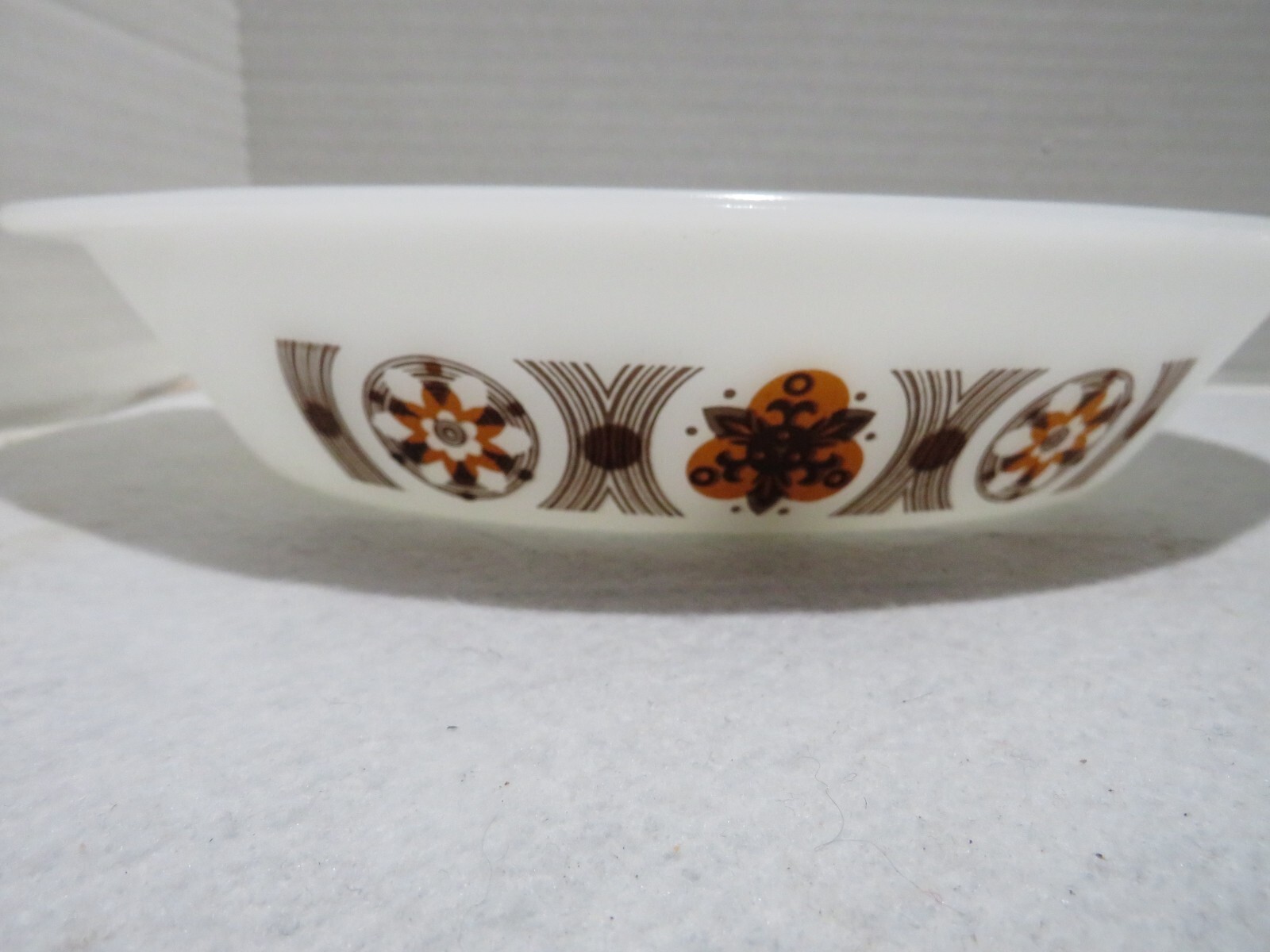 VTG GLASBAKE DIVIDED OVEN BAKING DISH 1970’S RARE FIND-J-2352 USA